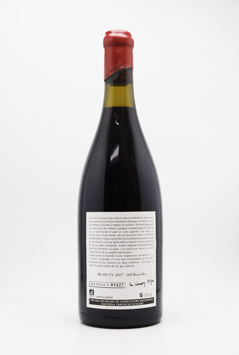2007 Domaine Leroy Musigny Grand Cru - LMDT 天地人酒窖
