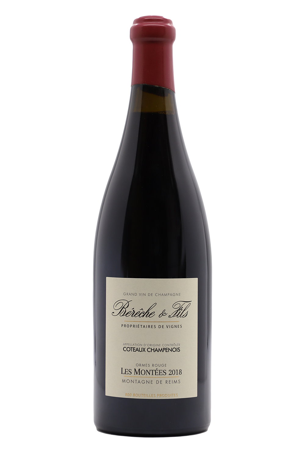 2018 Bereche & Fils Les Montrees Montagne De Reims Coteaux Champenois Ormes Rouge