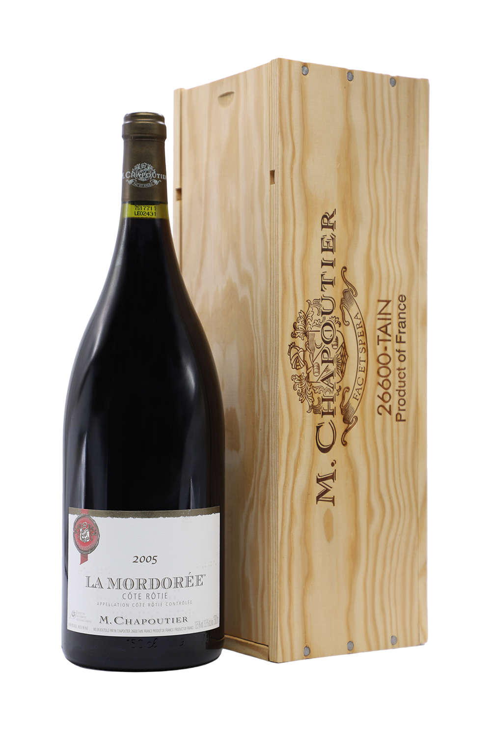 2005 M. Chapoutier Cote Rotie La Mordoree Rouge Magnum