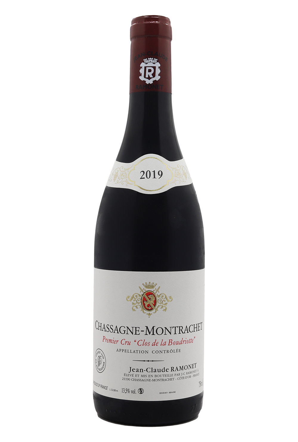 2019 Jean-Claude Ramonet Chassagne-Montrachet 1er Cru Clos De La Boudriotte Rouge