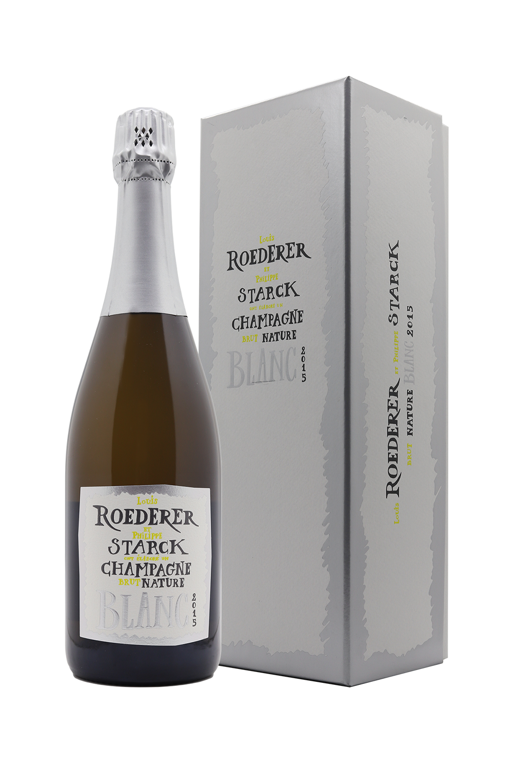 2015 Louis Roederer et Philippe Starck La Riviere Brut Nature Gift Box