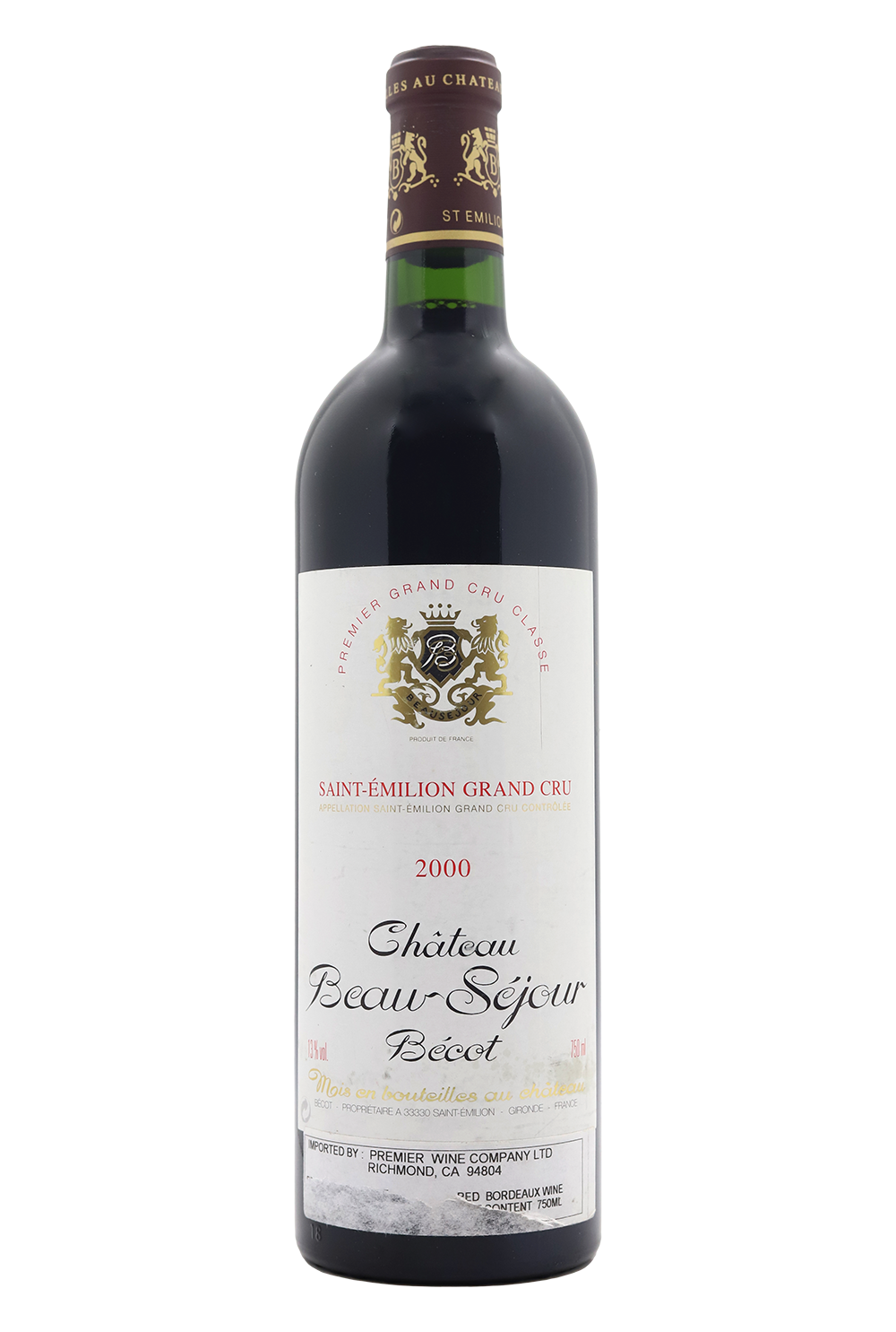 2000 Chateau Beausejour Becot St Emilion