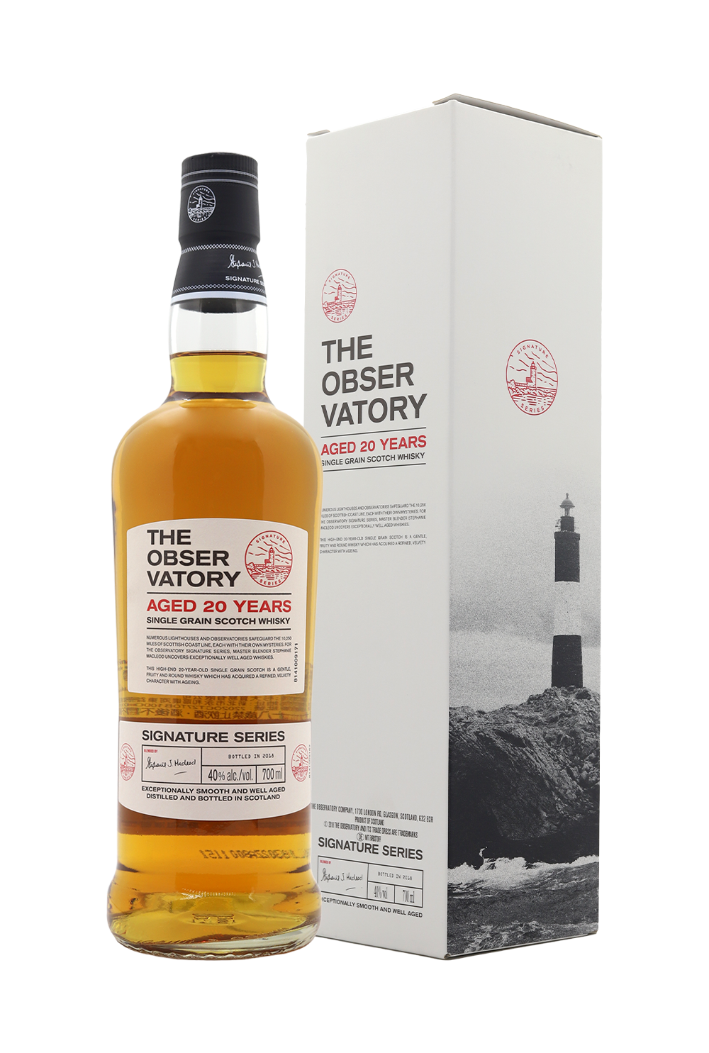 The Observatory Aged 20 Years Single Grain Scotch Whisky 瞭望台20年單一穀物威士忌