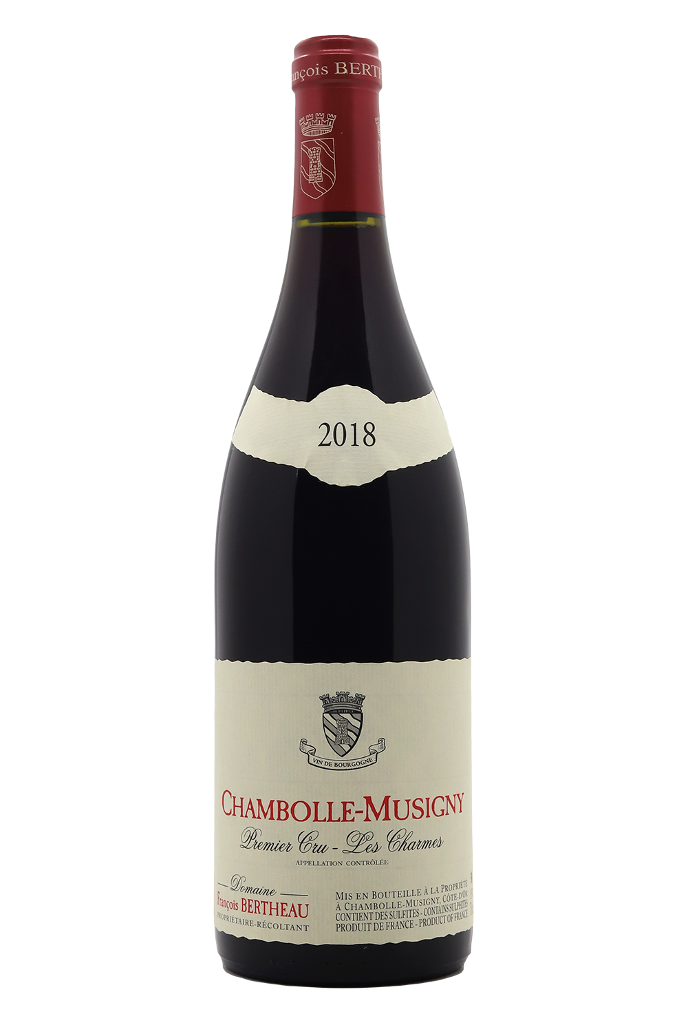 2018 Domaine Francois Bertheau Chambolle Musigny 1er Cru Les Charmes