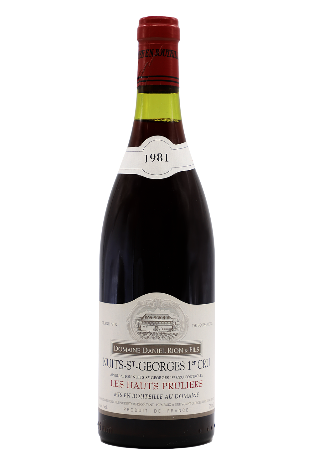1981 Domaine Daniel Rion Nuits-Saint-Georges 1er Cru Les Haut Pruliers