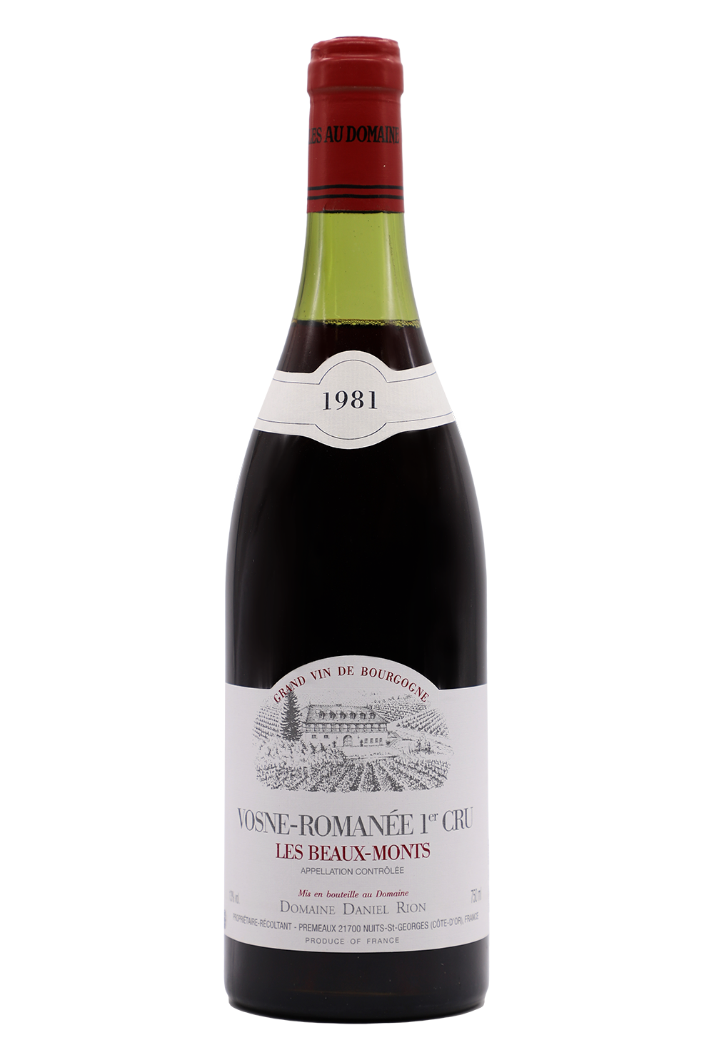 1981 Domaine Daniel Rion Vosne-Romanee 1er Cru Les Beaux Monts