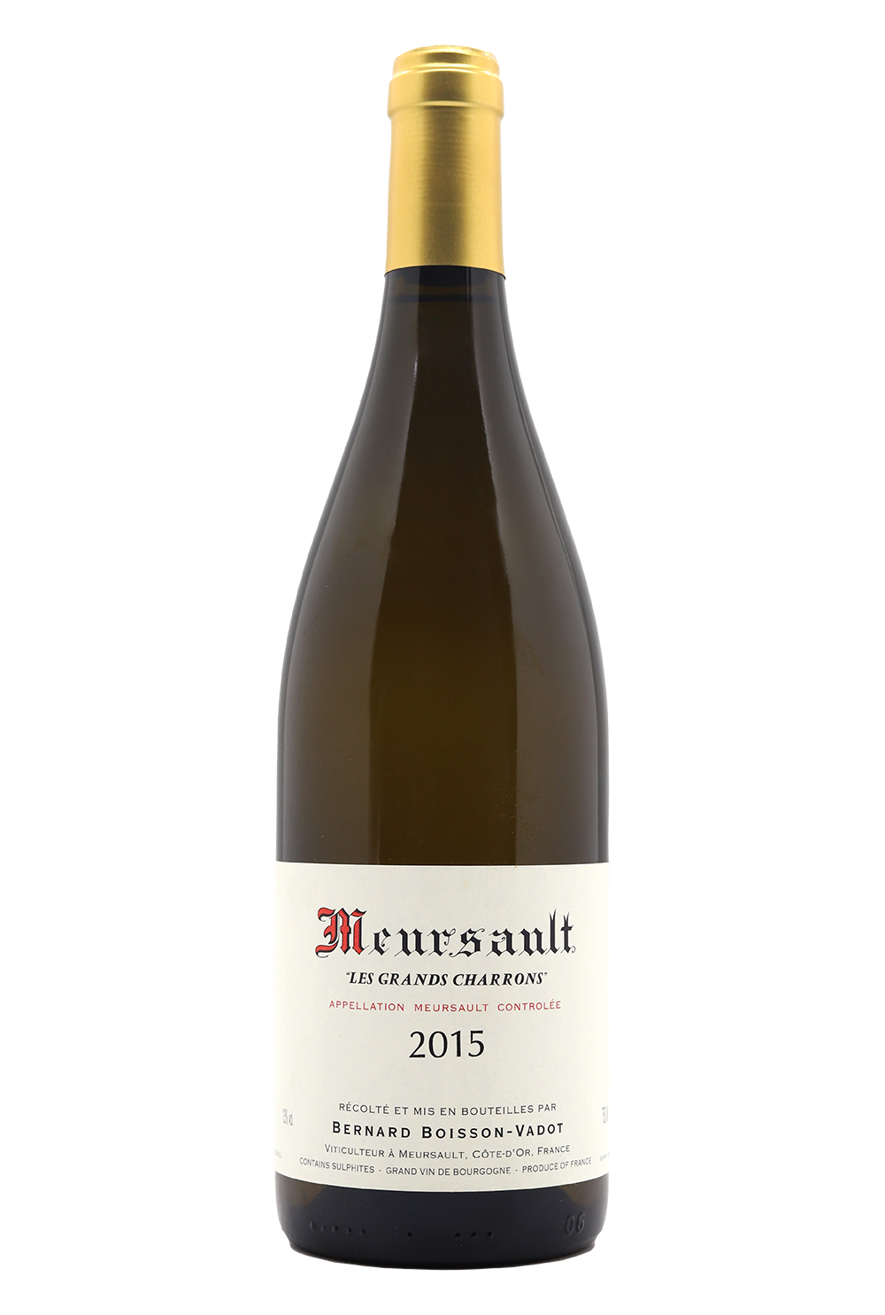 2015 Bernard Boisson Vadot Meursault Les Grands Charrons