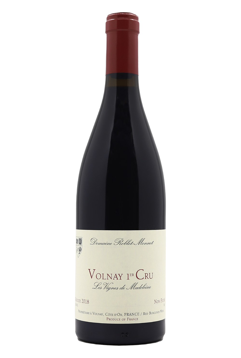 2018 Domaine Roblet Monnot Volnay 1er Cru Les Vignes De Madeleine