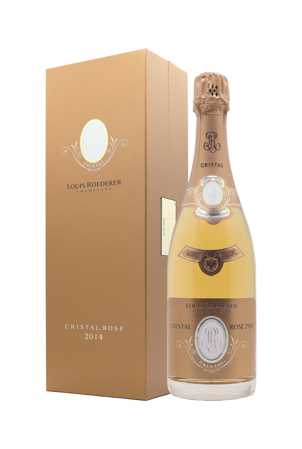 2014 Louis Roederer Cristal Brut Rose Gift Box