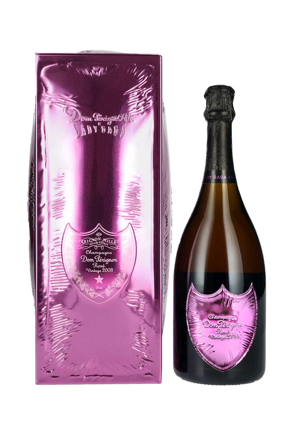 2008 Dom Perignon Rose Brut x Lady Gaga Limited Edition Gift Box