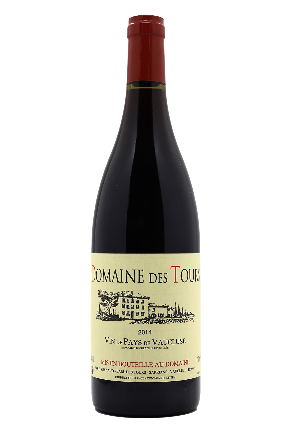 2014 Domaine des Tours Vin de Pays de Vaucluse Rouge
