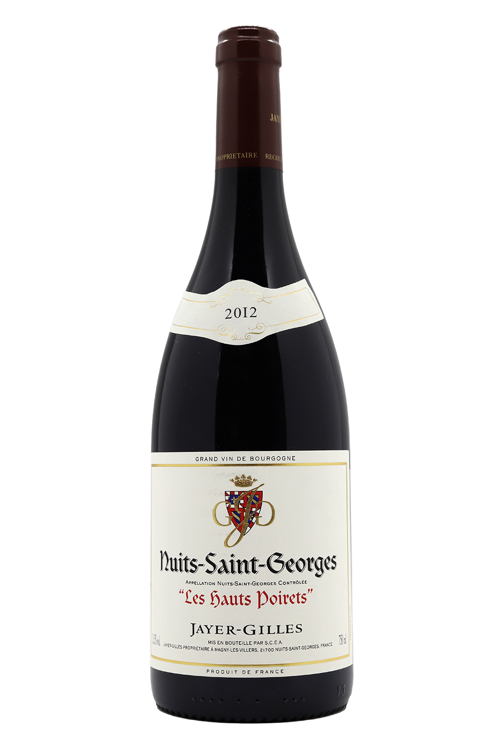 2012 Domaine Jayer Gilles Nuits-Saint-Georges Les Hauts Poirets