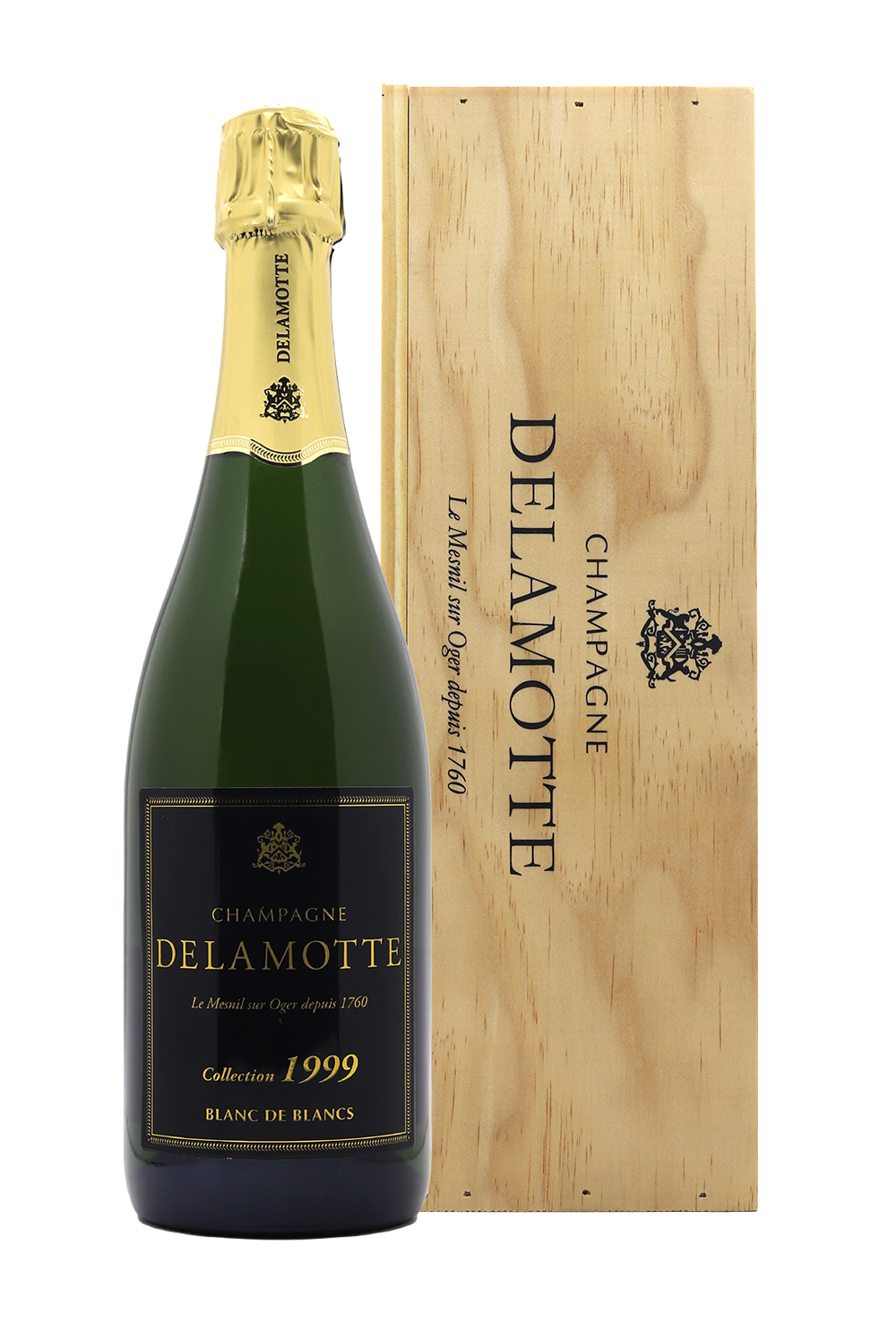 1999 Delamotte Collection Blanc de Blancs Brut Gift Box (2018 Edition)