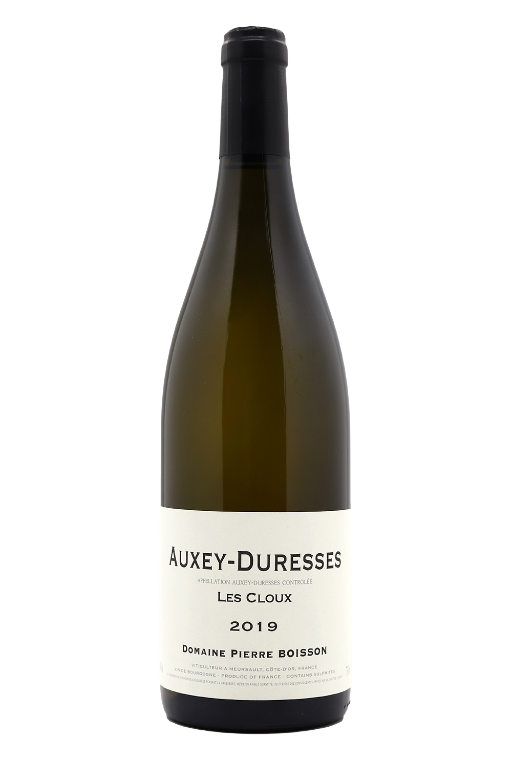 2019 Pierre Boisson Auxey-Duresses Les Cloux Blanc