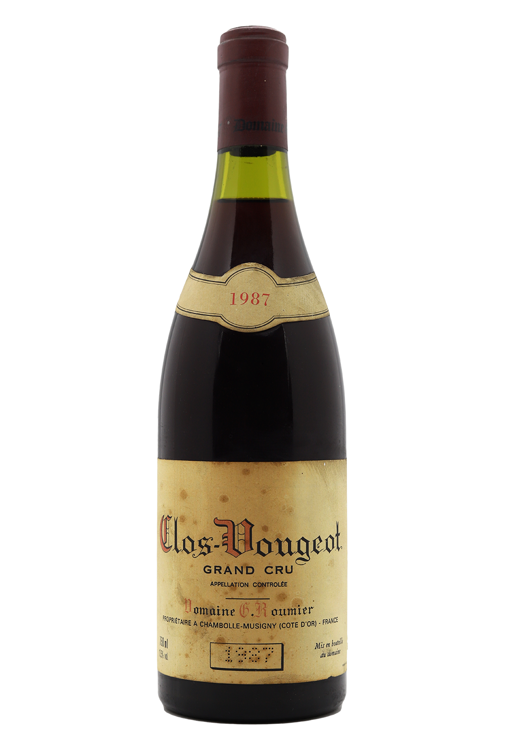 1987 Domaine Georges Roumier Clos Vougeot Grand Cru