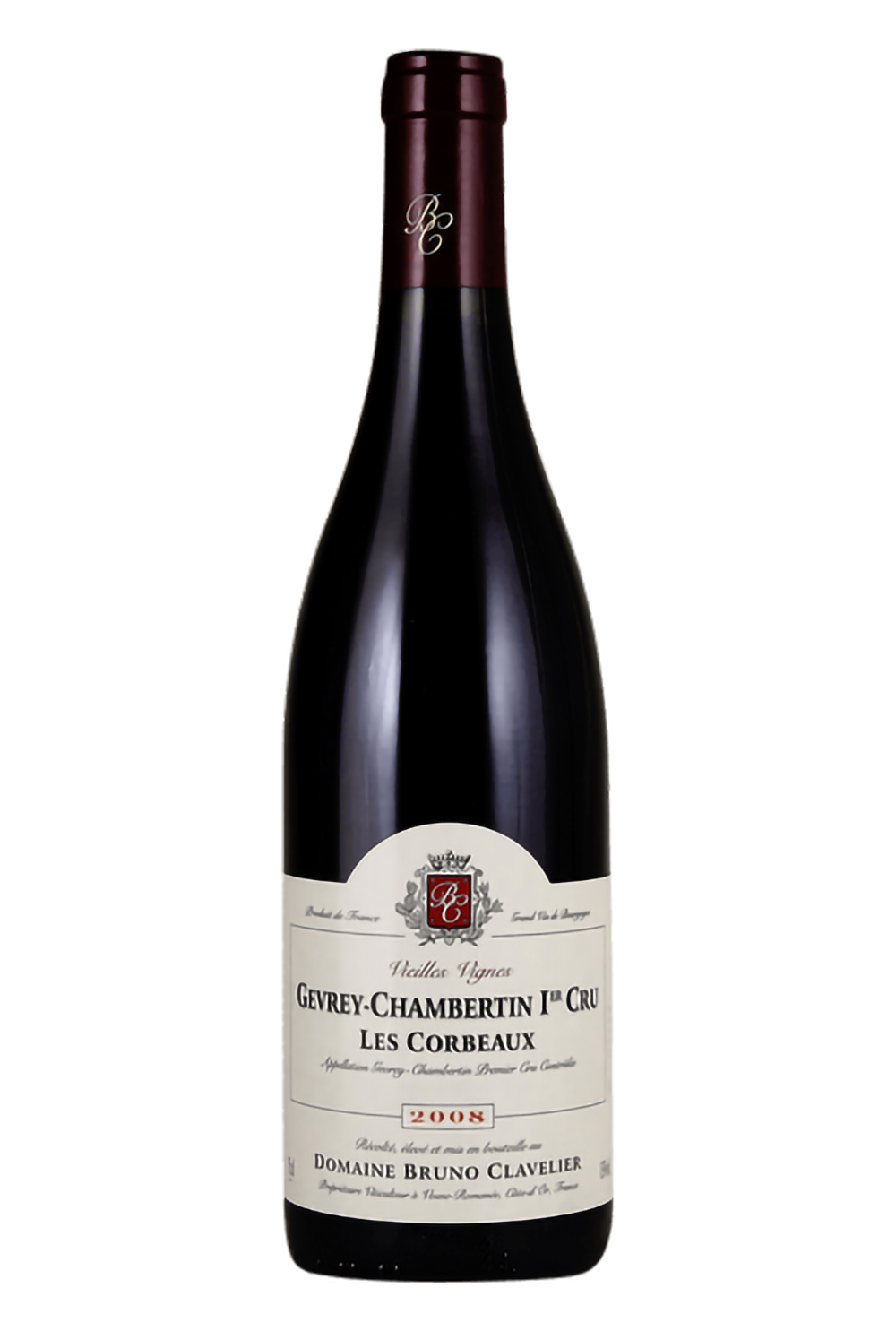 2008 Domaien Bruno Clavelier Gevrey-Chambertin 1er Cru Les Corbeaux Vielles Vignes
