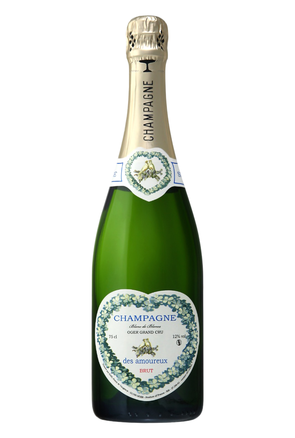 NV Henry de Vaugency Cuvee des Amoureux Oger Grand Cru Blanc de Blancs Brut (Dosage:3g)