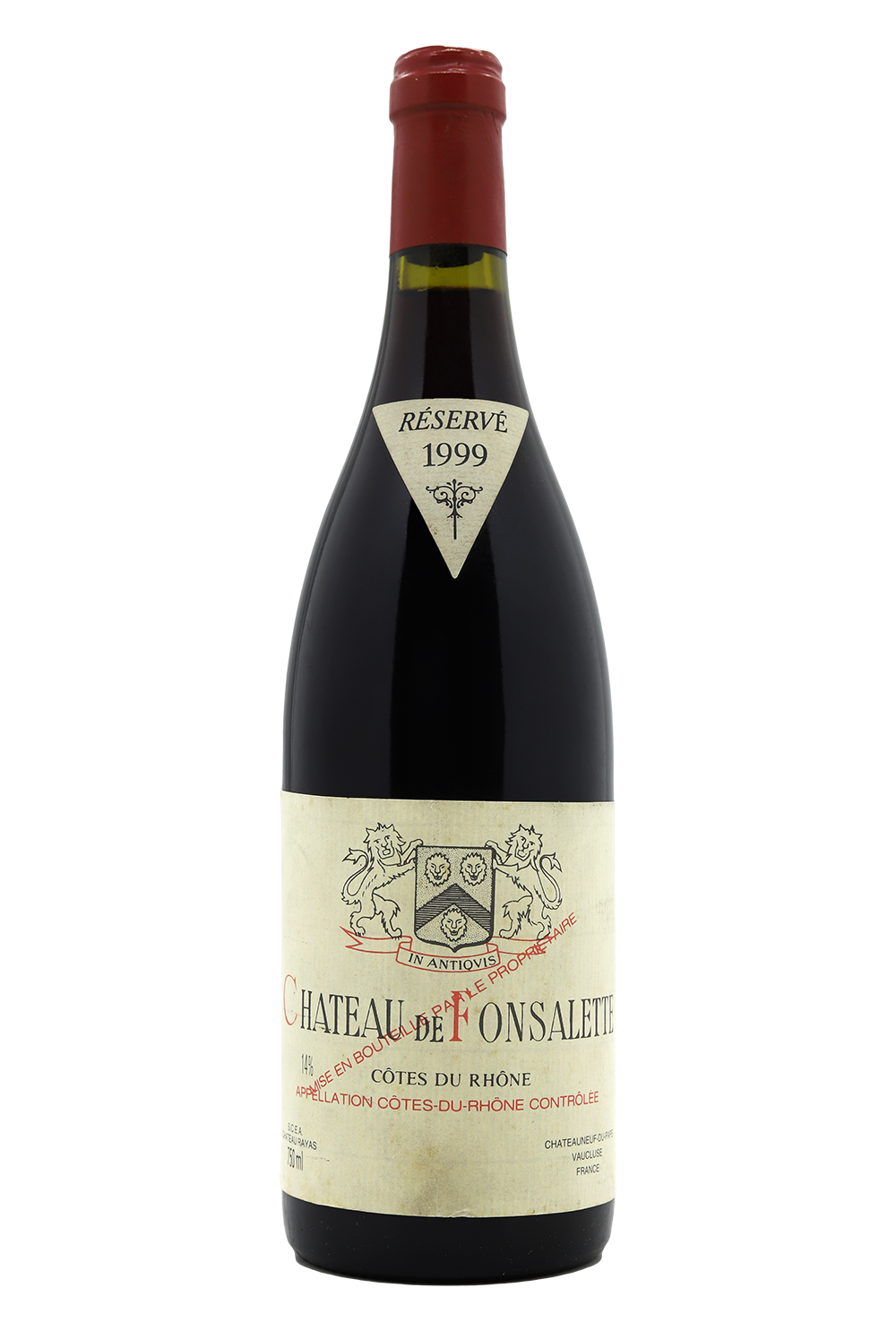 1999 Chateau de Fonsalette Cotes du Rhone Reserve