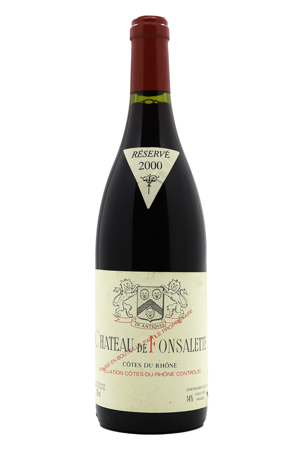 2000 Chateau de Fonsalette Cotes du Rhone Reserve