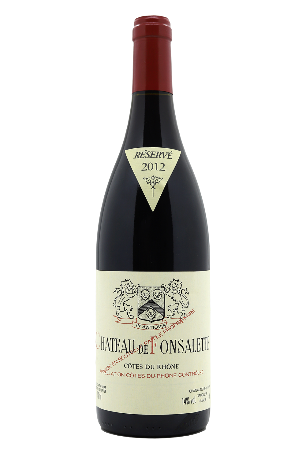 2012 Chateau de Fonsalette Cotes du Rhone Reserve