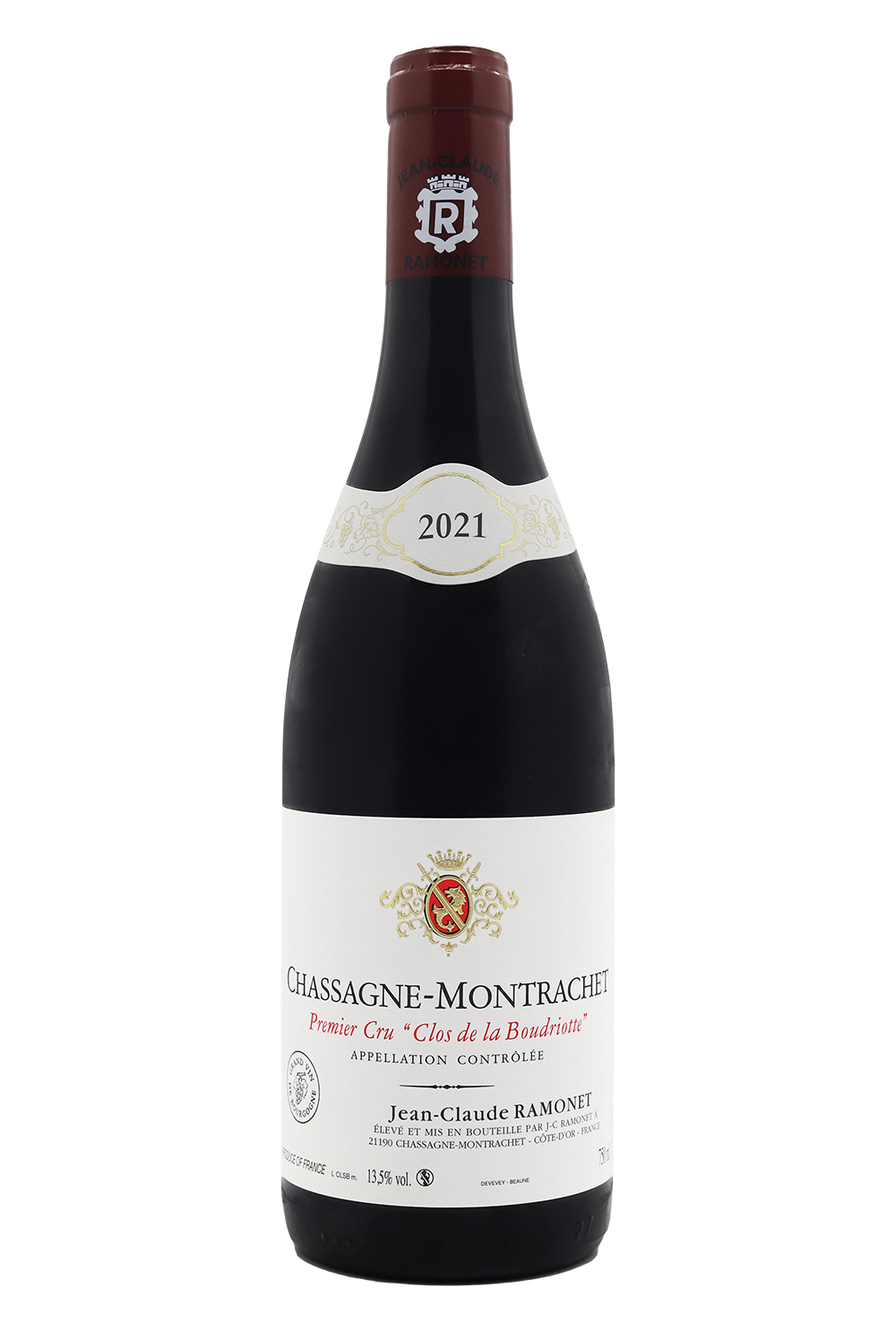 2021 Jean-Claude Ramonet Chassagne-Montrachet 1er Cru Clos de la Boudriotte Rouge